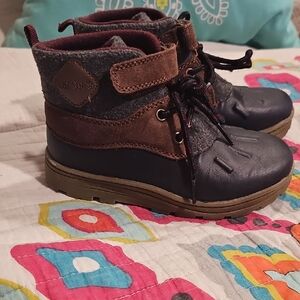 Carter's Kids' Brown and Gray Boots